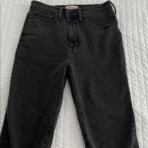 Madewell The Perfect vintage jean. Size 29. Black denim. Worn once!